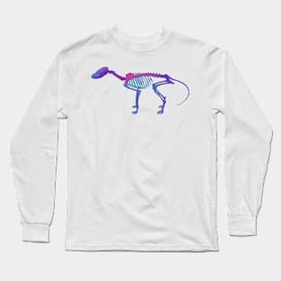 Fox Skeleton Diaphonized Specimen Long Sleeve T-Shirt